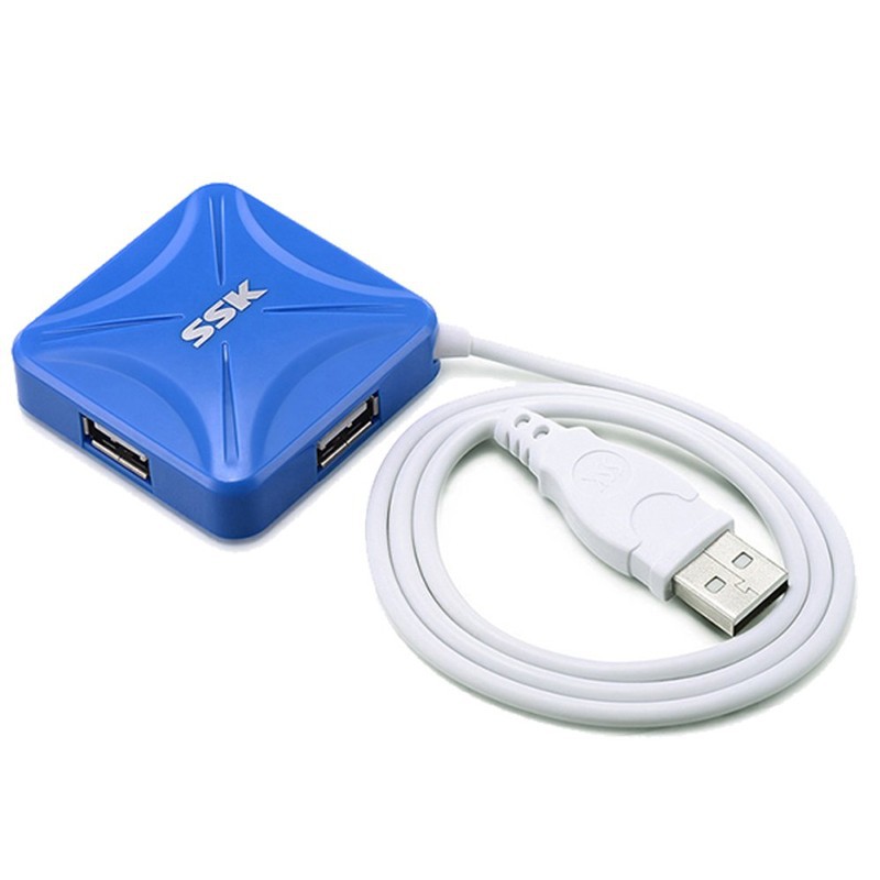 Hub USB 4 cổng 2.0 SSK SHU027 rất tiện dụng