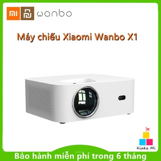 Wanbo X1 hỗ trợ điện thoại di động và máy chiếu xem phim đồng thời, máy chiếu không dây (kết nối WiFi) - Bảo hành