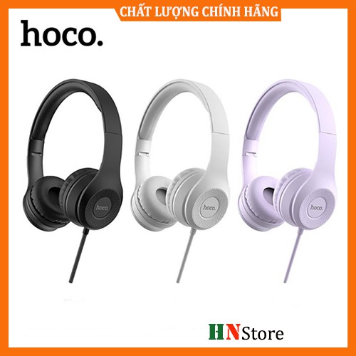 Tai Nghe Chụp Tai Hoco W21 Chính Hãng có mic, tai nghe headphone cho laptop, điện thoại rất hay