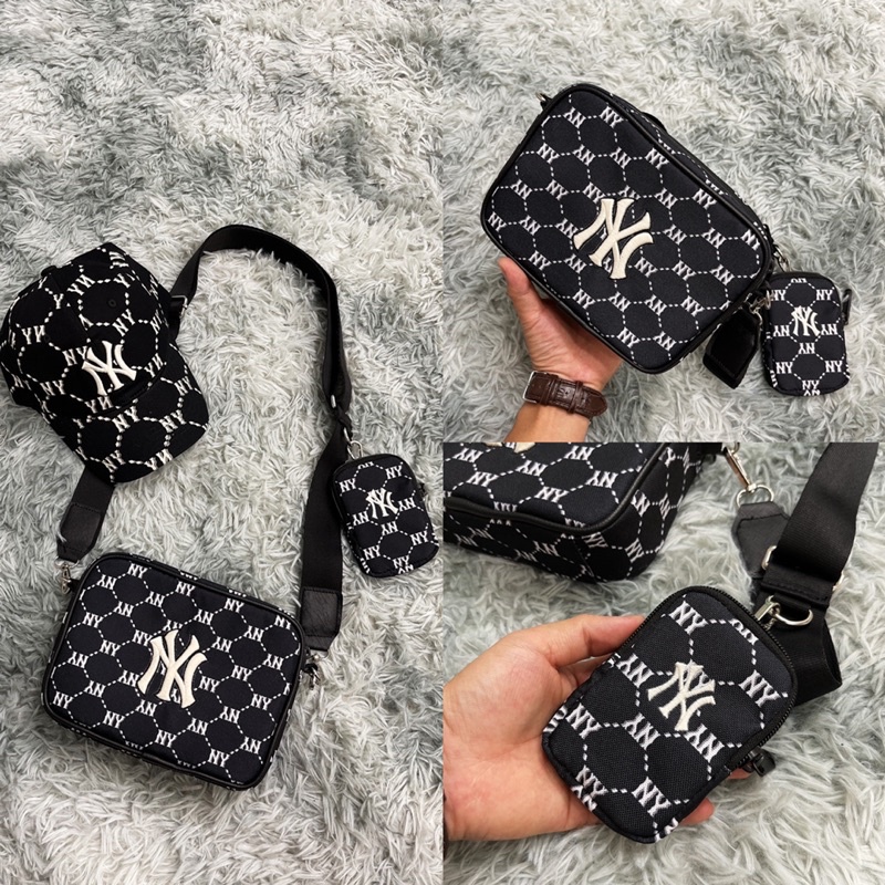 TÚI TOTEBAG+ BUCKET+ LƯỠI TRAI + ĐEO CHÉO M L B MONO NY ĐEN