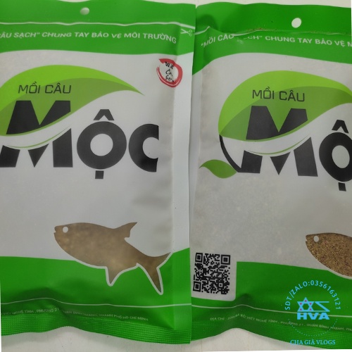 Combo 3 gói mồi  câu  cá tuỳ  chọn  : CÁM MỘC XANH hoặc CÁM MỘC XANH  / CÁM KHÓ CHỊU tổng hợp  hoặc cám  khó chịu chép