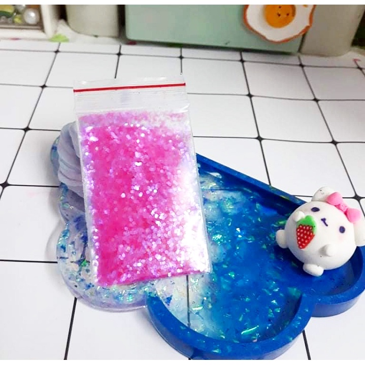 15G kim tuyến nhuyễn bỏ vào resin/kim tuyến trang điểm/làm slime