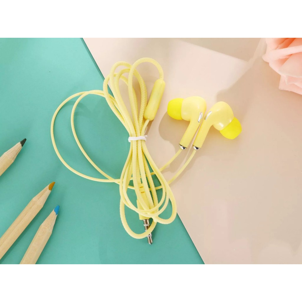 Tai Nghe Nhét Tai Jack 3.5mm Bass Trầm Có Micro Chuyên Dụng