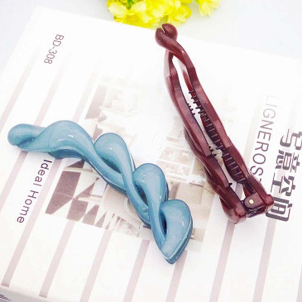 Set 2 Kẹp Tóc Dạng Đứng Chống Trượt Nhiều Màu Sắc Dành Cho Nữ