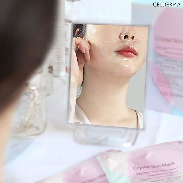 MẶT NẠ CELDERMA NINETALK HYDROGEL/ CRYSTAL SKIN/ MARINE COLLAGEN HYDROGEN MASK