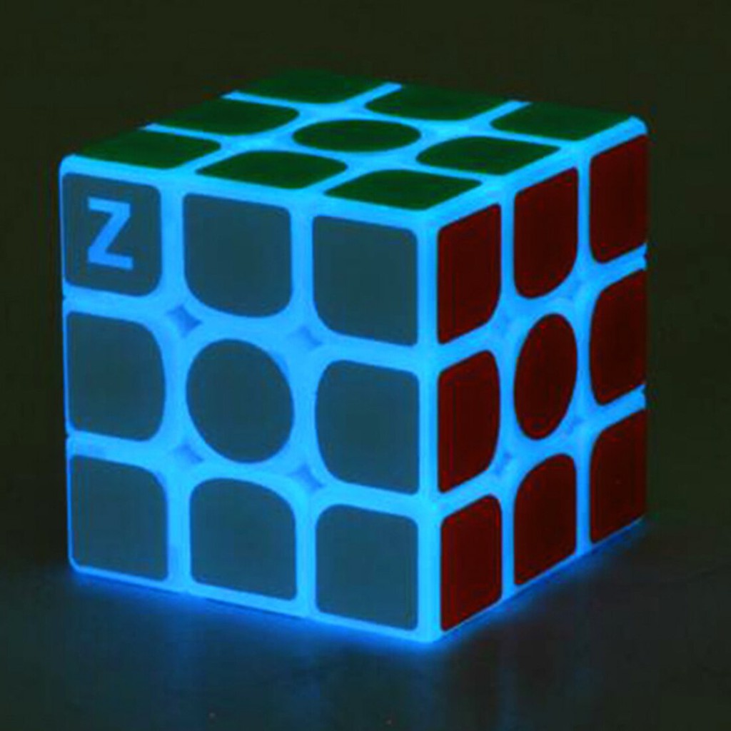 Đồ chơi Rubik Zcube 3x3 Phát Sáng - Rubik Dạ Quang Phát Sáng Trong Đêm Tối