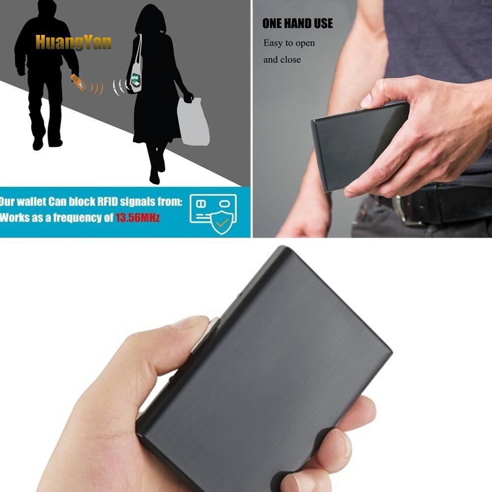 Hộp đựng thẻ bằng thép không gỉ RFID | BigBuy360 - bigbuy360.vn