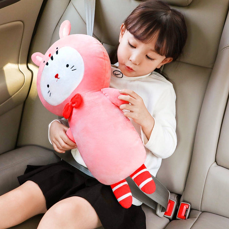 Thú nhồi bông dễ thương xinh xắn dành cho bé khi đi xe hơi an toàn
