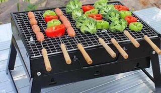 Bếp nướng than hoa vuông cao cấp