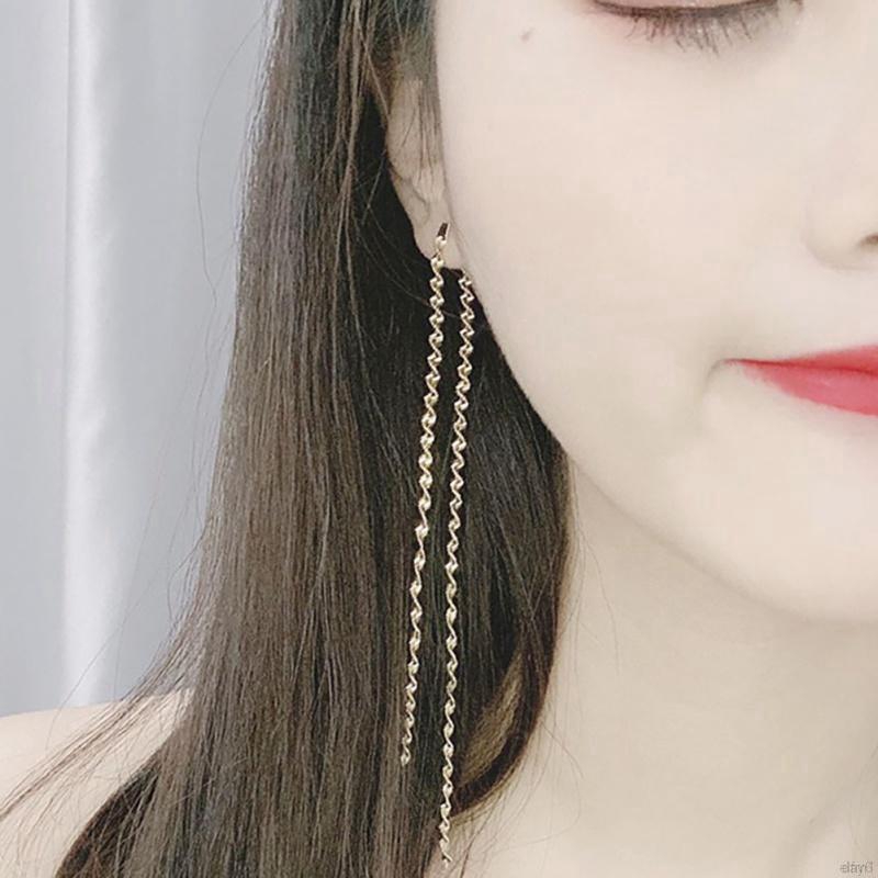 Khuyên Tai Nữ Trang Dáng Dài Tạo Hình Độc Đáo