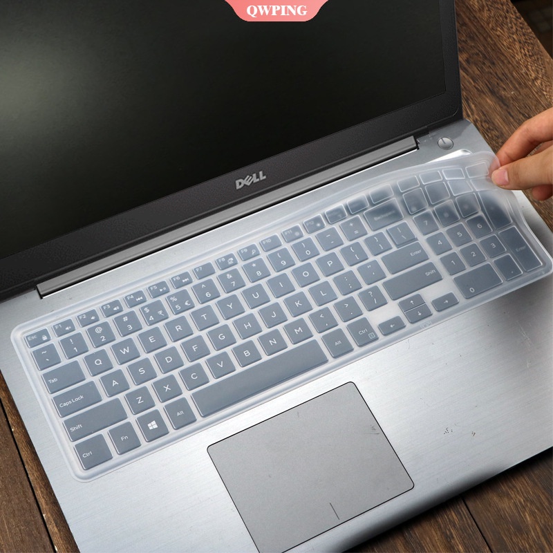 Miếng Dán Bàn Phím Laptop 15.6 Inch Dell Inspiron 15 3000 Ins 15-3567 Bằng Silicon Màu Hồng/Xanh Lá