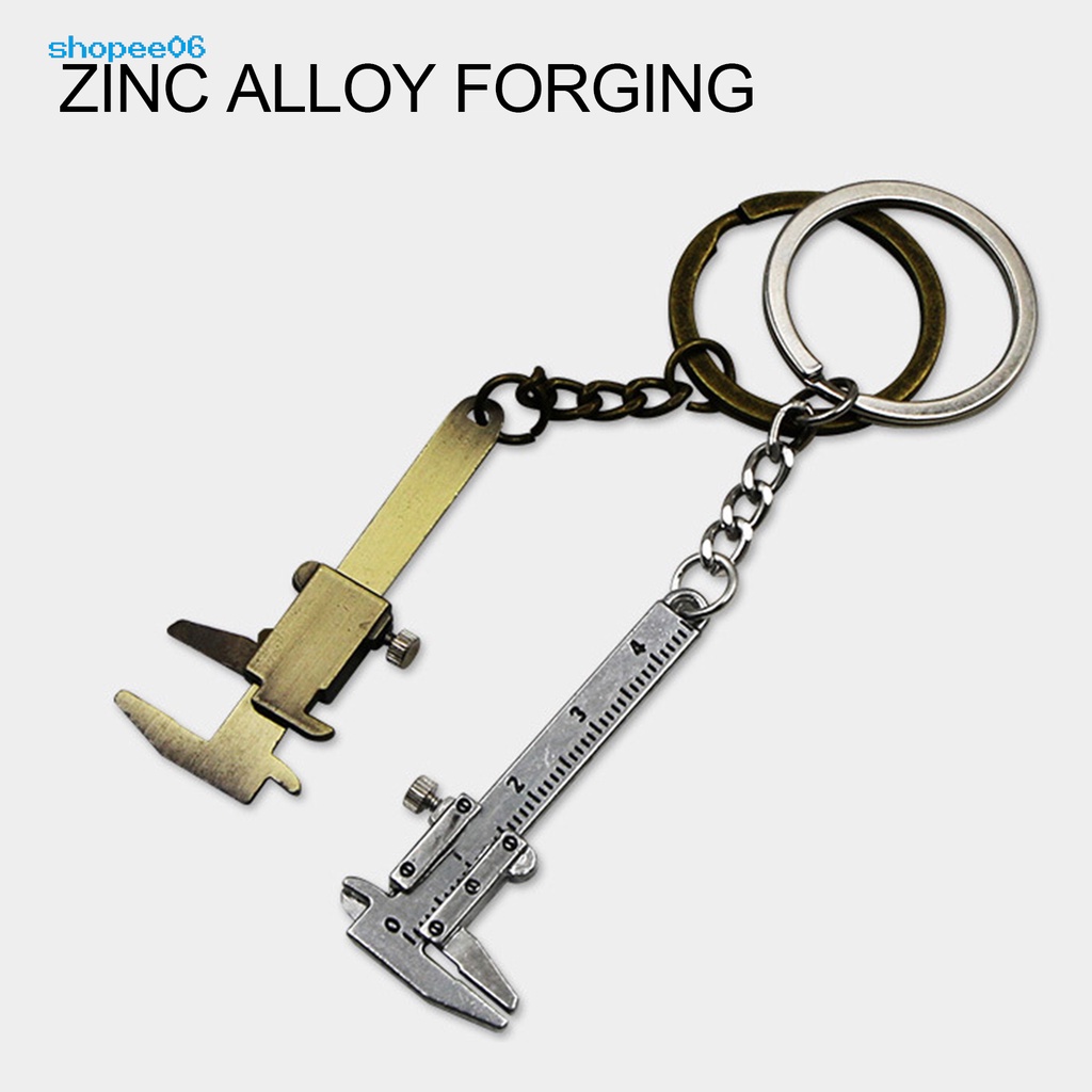 Móc Khóa Hình Thước Đo Lường Mini Unisex