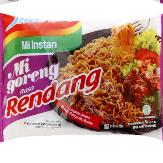 Combo 42 gói mì xào khô Indomie Goreng vị đặc biệt/ vị sườn/ vị cay nồng/ vị bò cay | BigBuy360 - bigbuy360.vn