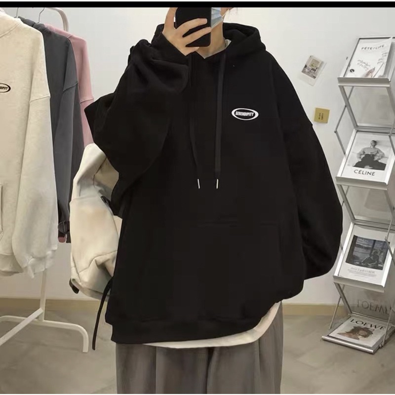 Áo hoodie logo SERE mũ 2 lớp TTA866