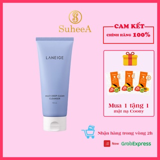 Sữa rửa mặt sạch sâu dưỡng ẩm da và ngăn ngừa mụn Laneige Multi Deep-Clean Cleanser 150ML