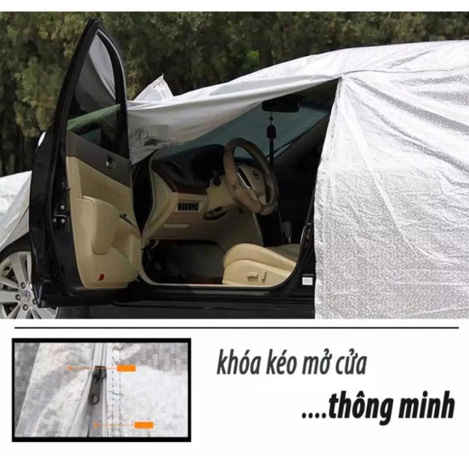 Bạt Phủ Ô Tô VINFAST FADIL, LUX A 2.0, LUX SA 2.0, Chất Liệu Bạt Tráng Nhôm 3 lớp