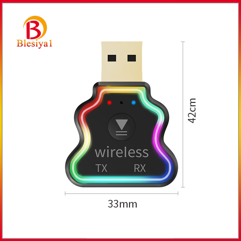 (Hàng Mới Về) Usb Thu Phát Bluetooth 5.0 Không Dây 3 Trong 1 M10 Cho Tv Xe Hơi