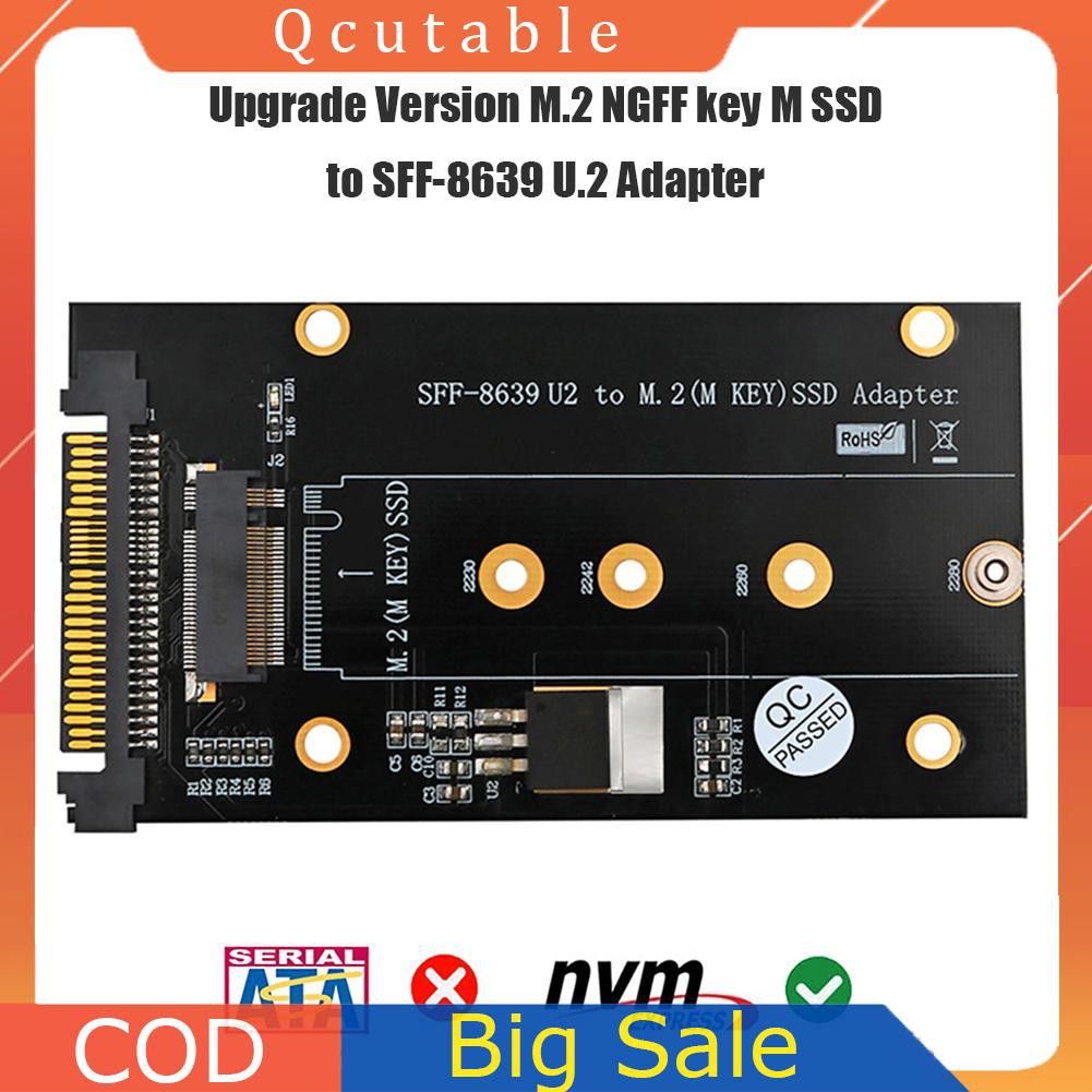 Adapter Chuyển Đổi Sff-8639 U2 Sang M.2 M Key Nvme Ssd Cho 2230 2242 2260 2280 M2 Ssd