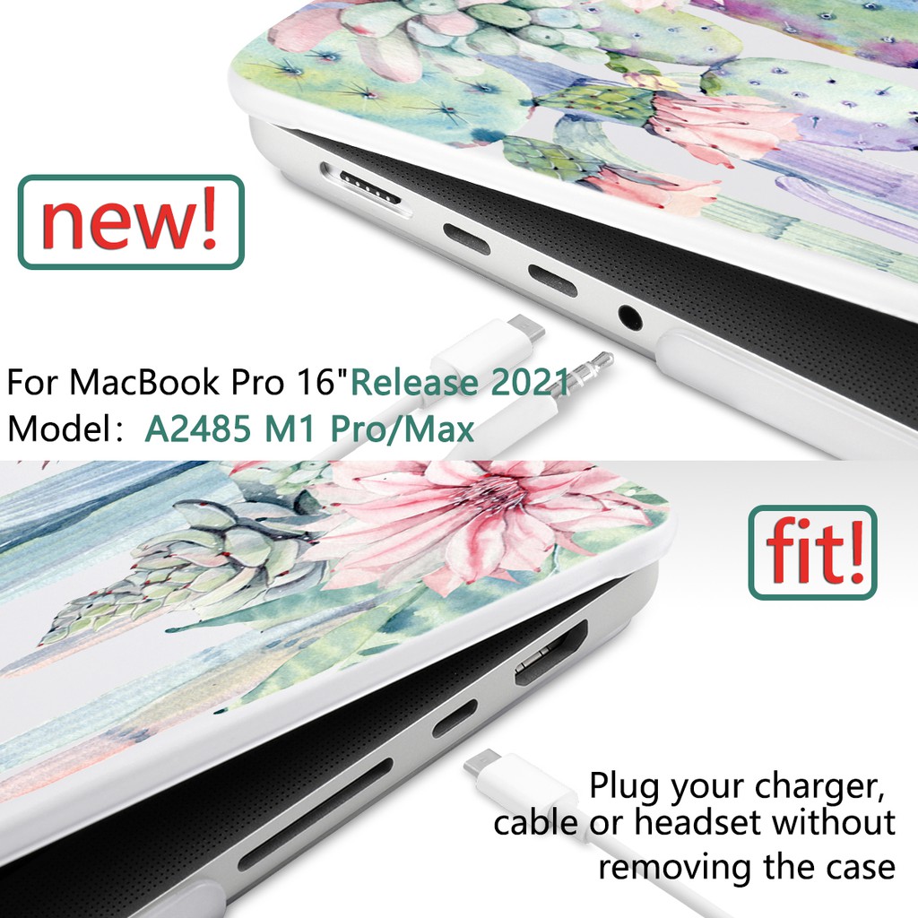 Ốp+tấm phủ bàn phím+miếng dán màn hình Batianda ​cho MacBook Pro14.2 inch M1 Max Pro A2442 Air11 12 13 Retina13 15inch