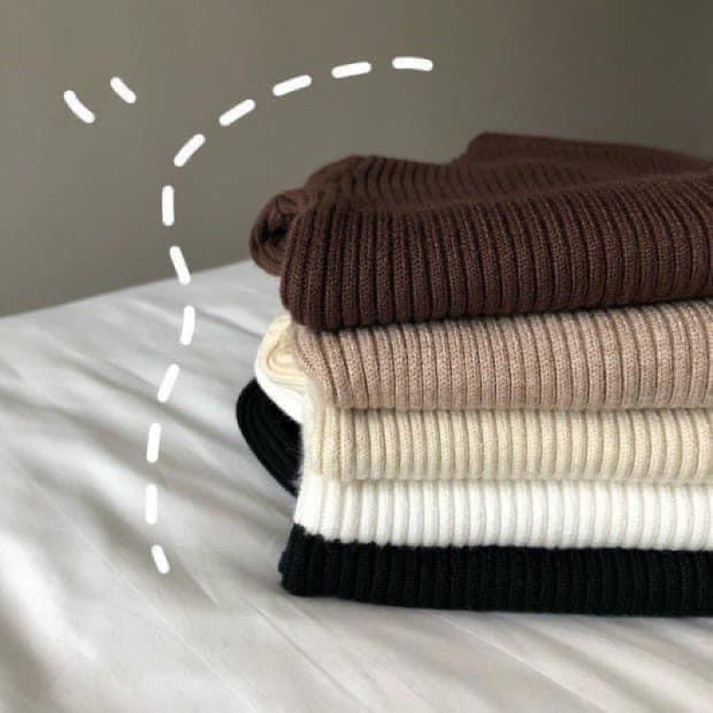 Áo len cổ lọ 5 màu