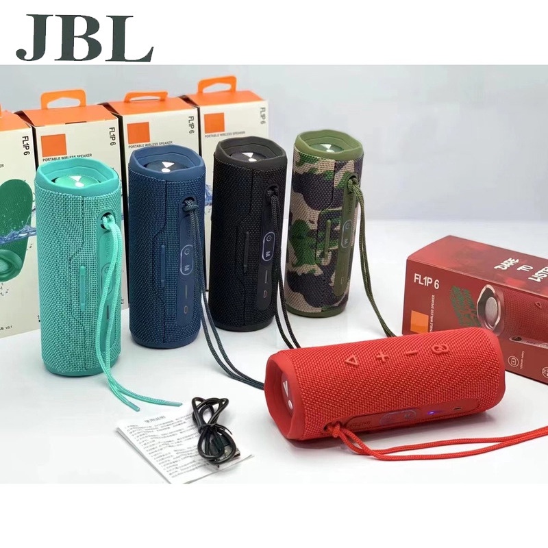 Loa Bluetooth JBL Flip6 Âm Thanh Siêu Trầm Chống Thấm Nước