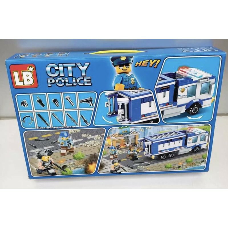 LEGO Xếp Hình Cảnh Sát Bắt Cướp CITY POLICE LB576 (402 chi tiết)