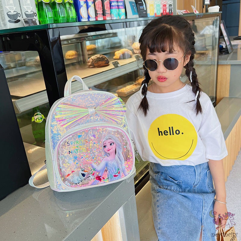 Balo đi học in hoạt hình thời trang Hàn Quốc cho bé gái