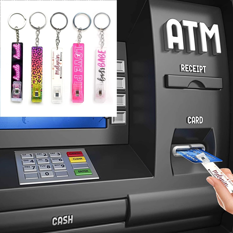 Set 5 Kẹp Thẻ Tín Dụng Bằng Acrylic