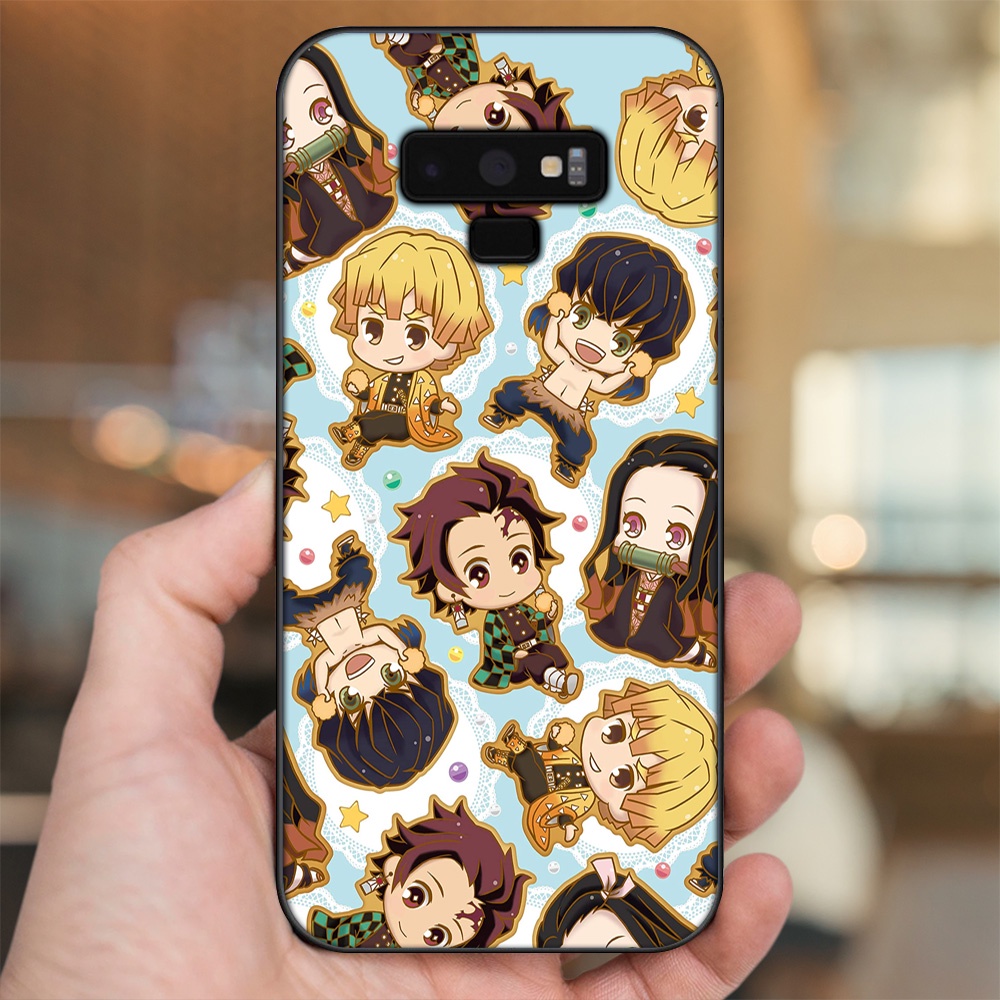 Ốp lưng Samsung Note 9 viền đen in hình Zenitsu Kimetsu no Yaiba