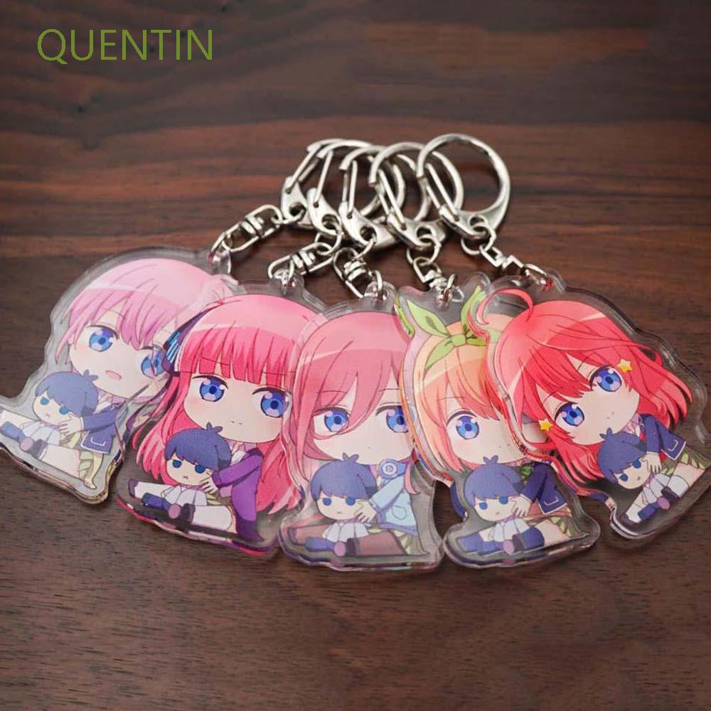Móc Khóa Nhựa Acrylic Hình Nhân Vật Anime Nakano Miku Yotsuba Itsuki Gotoubun No Hanayome