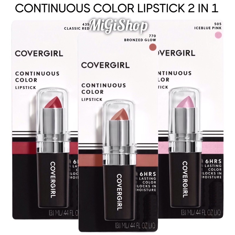 Son Môi Covergirl Continuous Color Lipstick 3g