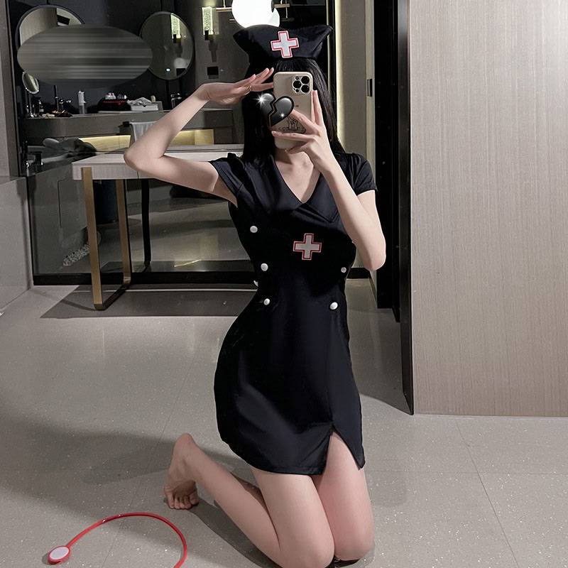 Bộ Đồ Ngủ Hóa Trang Nữ Y Tá Gợi Cảm Thời Trang