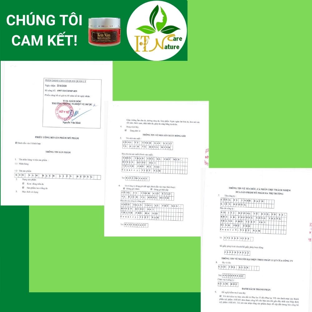 Kem nám Bạch Liên Đường 30g HT Nature Care