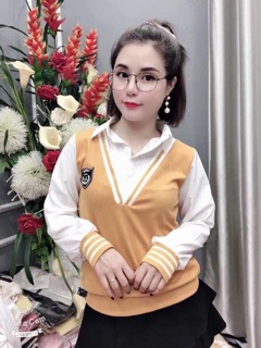 Áo phối sơ mi siêu hót - kèm ảnh thật