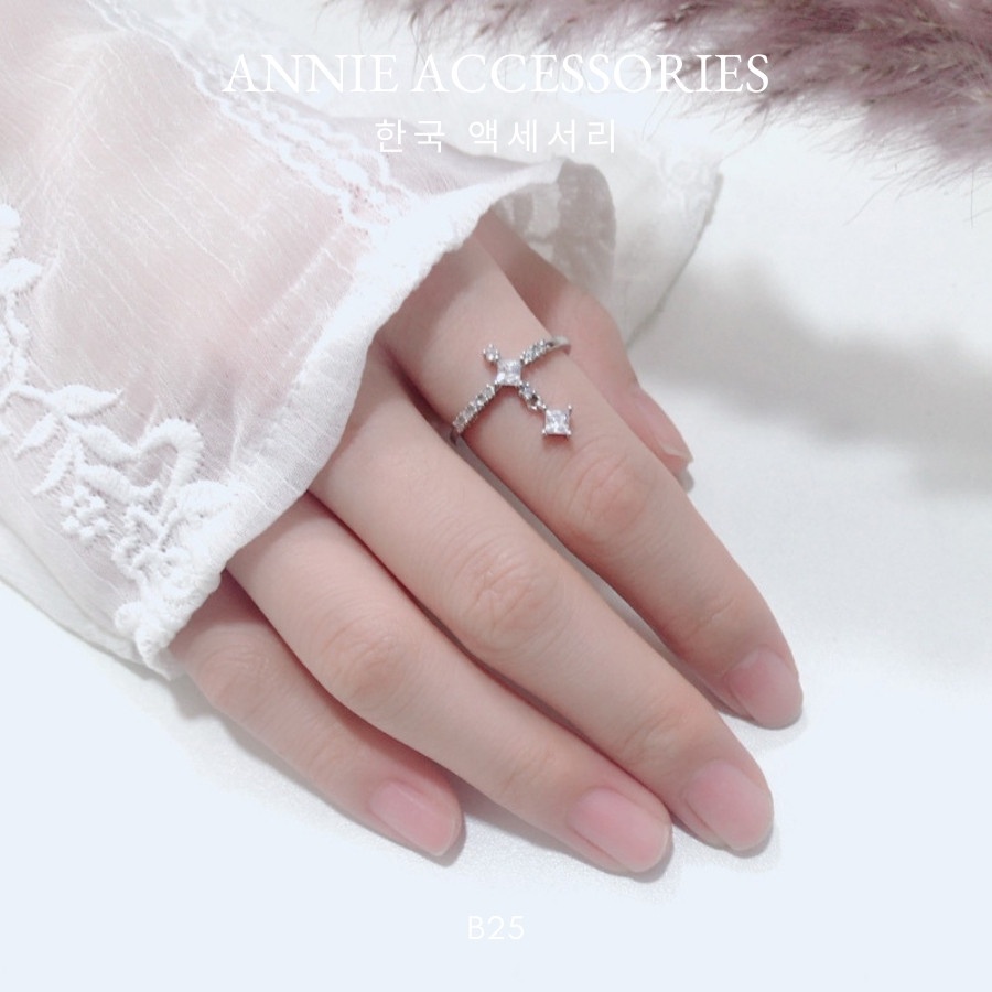 Nhẫn tinh tú đính đá tinh tế sang trọng dành cho nữ ANNIE - B25