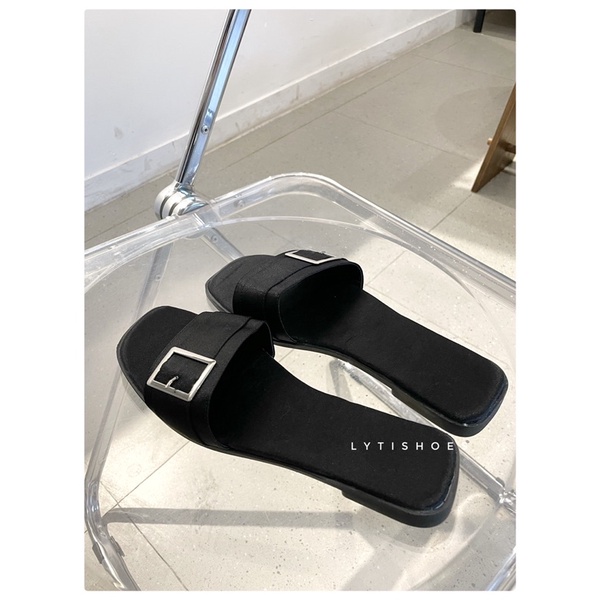 Dép Lụa Khoá Vuông G97