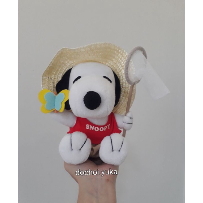Gấu bông Snoopy cằm vợt