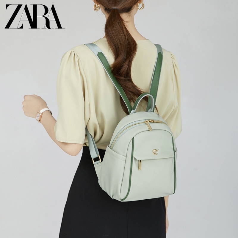 Ba Lô Zara Mini Vải Oxford Thời Trang Mùa Hè Dành Cho Bạn Nữ 2021