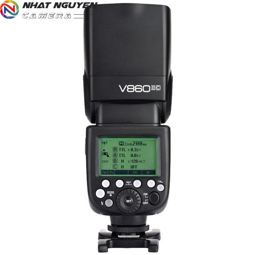 Đèn Flash Godox V860II Cho Canon (Kèm pin và sạc) - Flash Canon Godox V860 Canon II