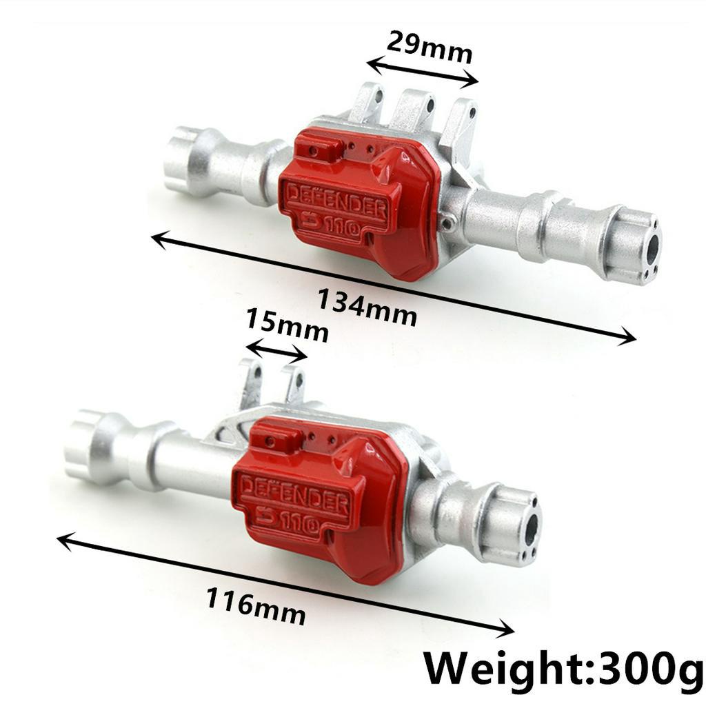 Bộ 2 Trục Trước Và Sau Bằng Kim Loại Kèm Vỏ Bọc 300g Cho Xe Điều Khiển Traxxas TRX4 1 / 10