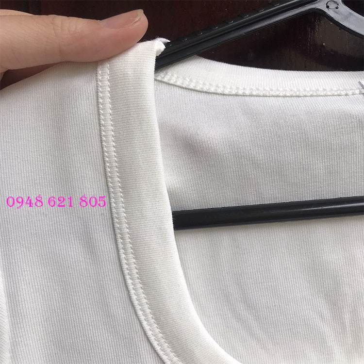Áo thun cổ chữ U [FREESHIP] Chất cotton mềm mát, form ôm tôn dáng siêu hot có ảnh thật và video