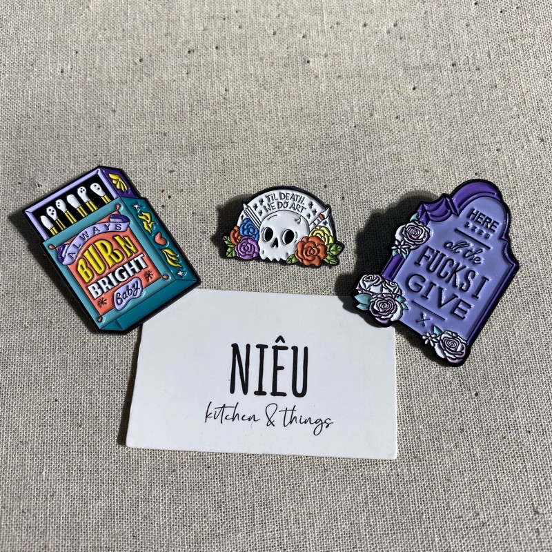 Pin Cài Áo/ Huy Hiệu/ Ghim cài Áo, Mũ, Balo, Túi xách til death