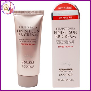 Kem nền chống nắng BB Cream Ecotop tạo lớp nền cấp ẩm và bảo vệ da dưới ánh nắng 50ml Hàn Quốc