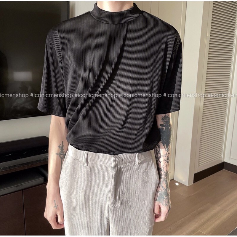 Áo thun rập ly fom rộng