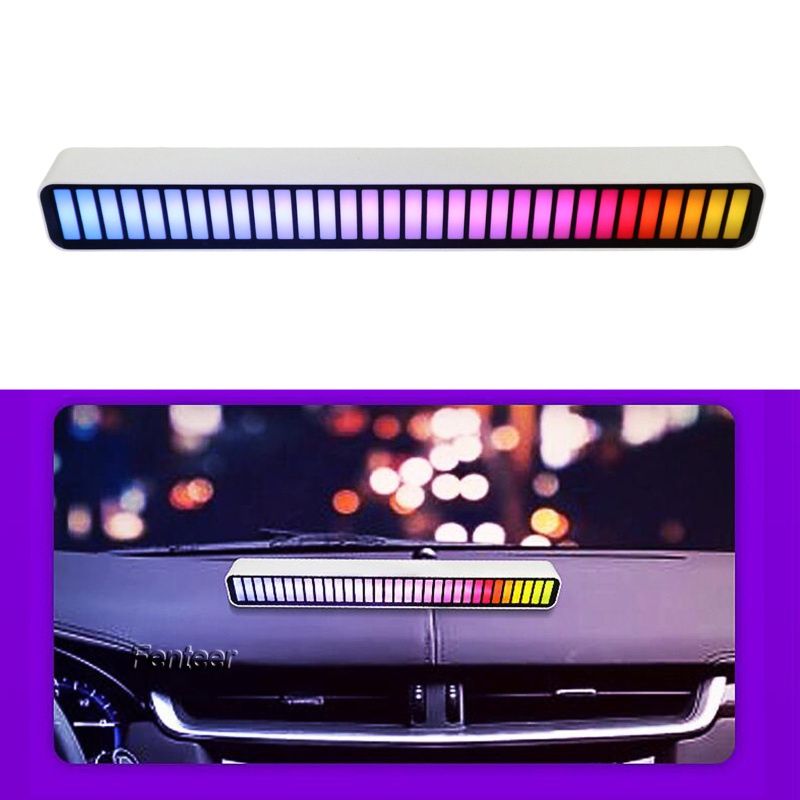 Creative USB Pickup Rhythm Light Bar Sound Activated RGB Colorful Energy-Saving Music Atmosphere Lamp Trucks Marine Boat Party