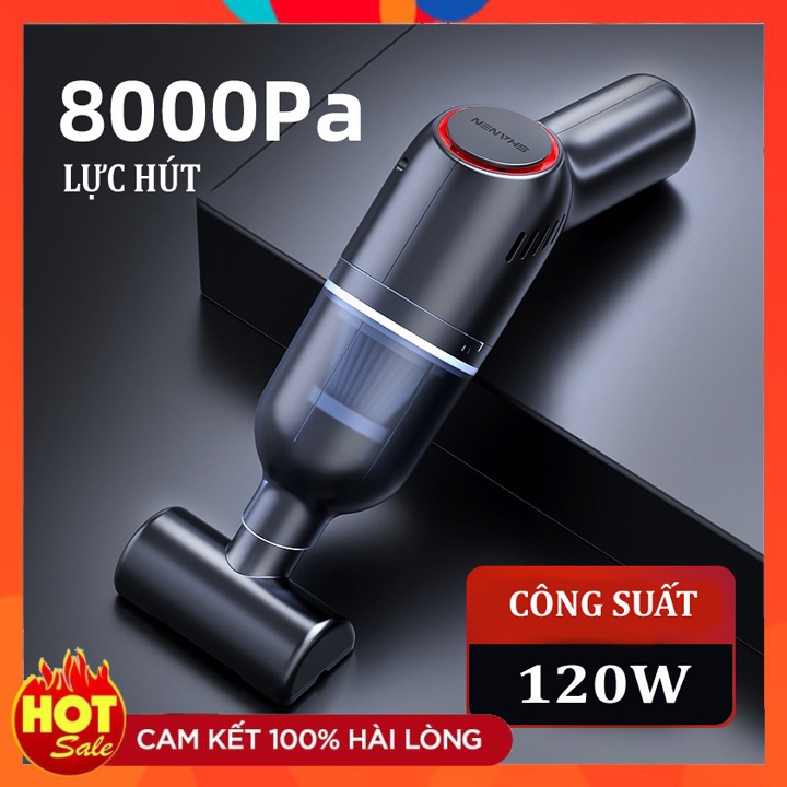 Máy hút bụi cầm tay, làm sạch trong ô tô, giường nệm, ghế sofa. Công nghệ hút siêu sạch với lõi có thể rửa được