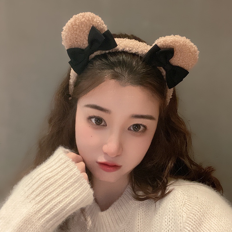 Băng Đô Cài Tóc Phối Lông Dễ Thương Thời Trang Cho Nữ 2022