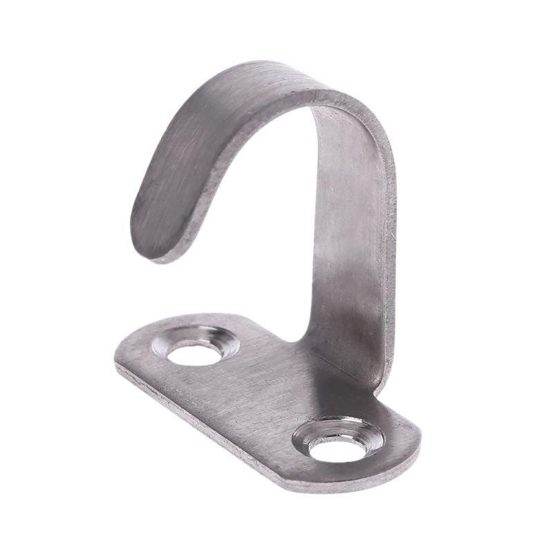 Set 5 móc treo đồ hình dạng chữ J bằng thép không gỉ an toàn tiện dụng