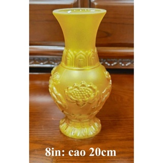 Bộ thờ cúng lưu ly vàng