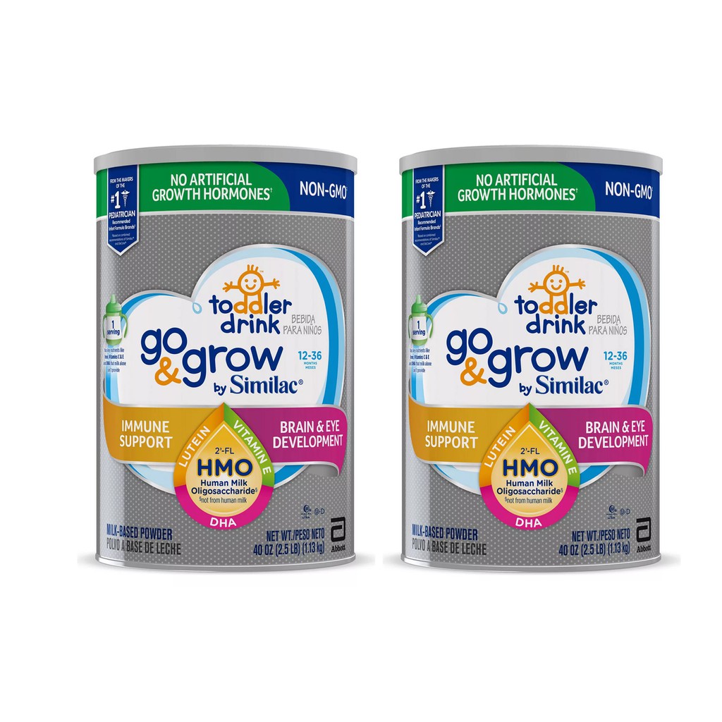 Combo 2 hộp sữa Similac Go&amp;Grow 1.13 kg (Hàng Mỹ - Mẫu mới)